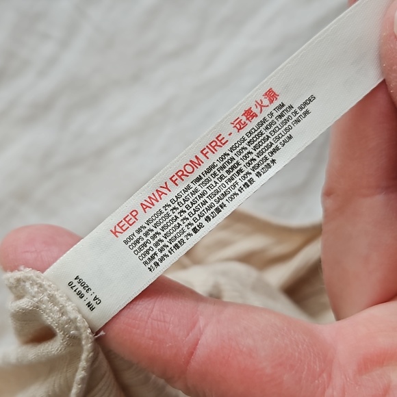 NWT Free People One Time Bodysuit Tan One Shoulder Size Large - Picture 9 of 10